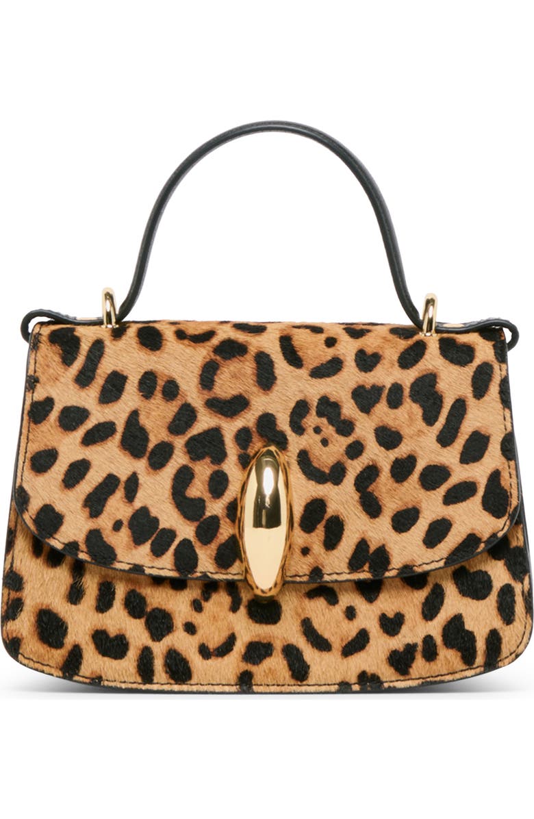 Dolce Vita Lucia Genuine Calf Hair Top Handle Bag, Alternate, color, Leopard