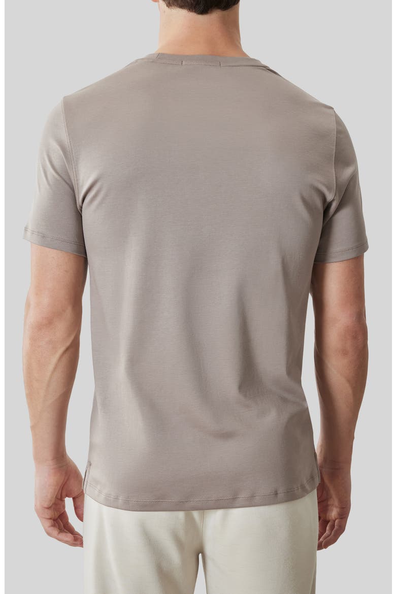 Georgia Pima Cotton T-Shirt, Alternate, color, ASH BROWN