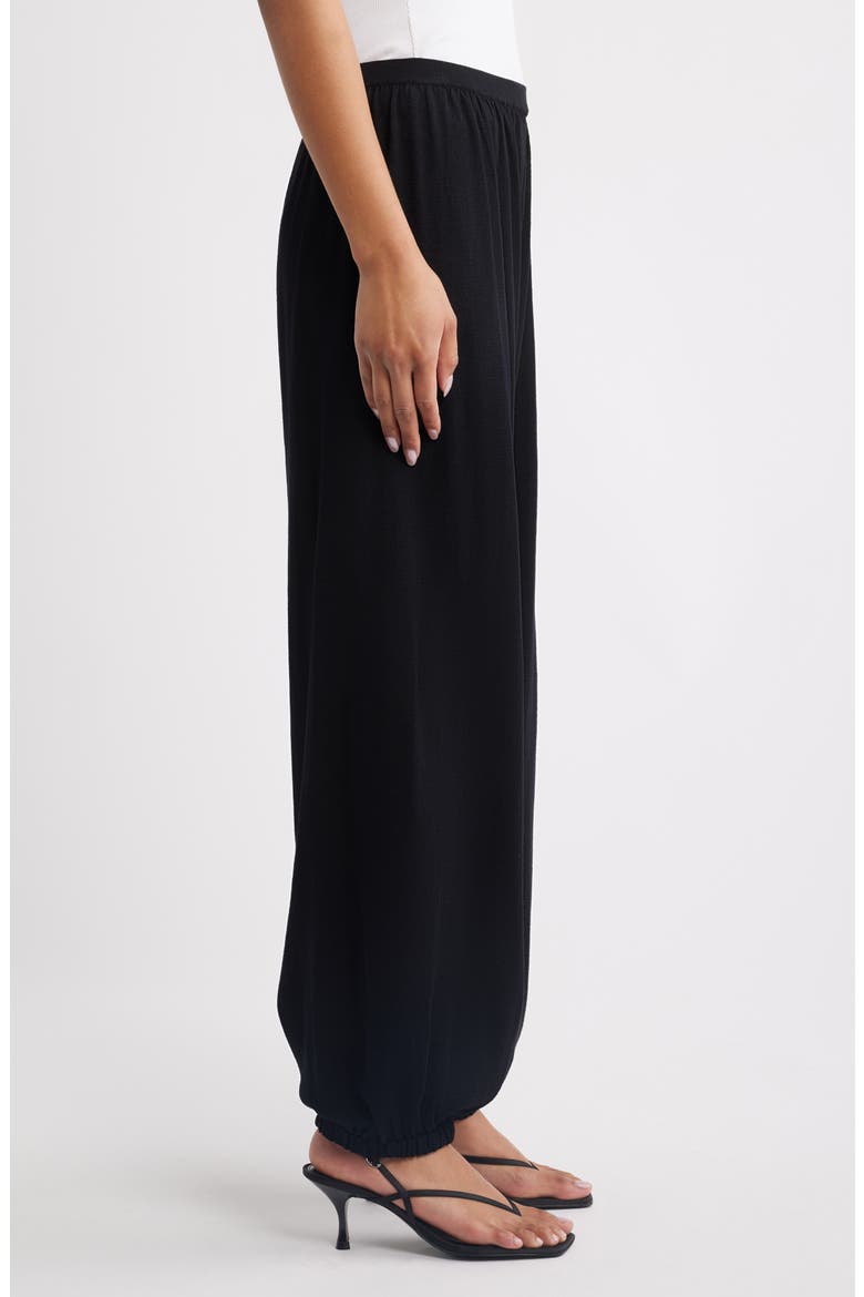 LaLaLa Cuffed Pants, Alternate, color, BLACK