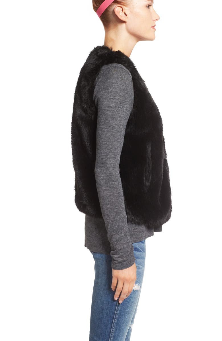 Madewell Faux Fur Vest, Alternate, color, 