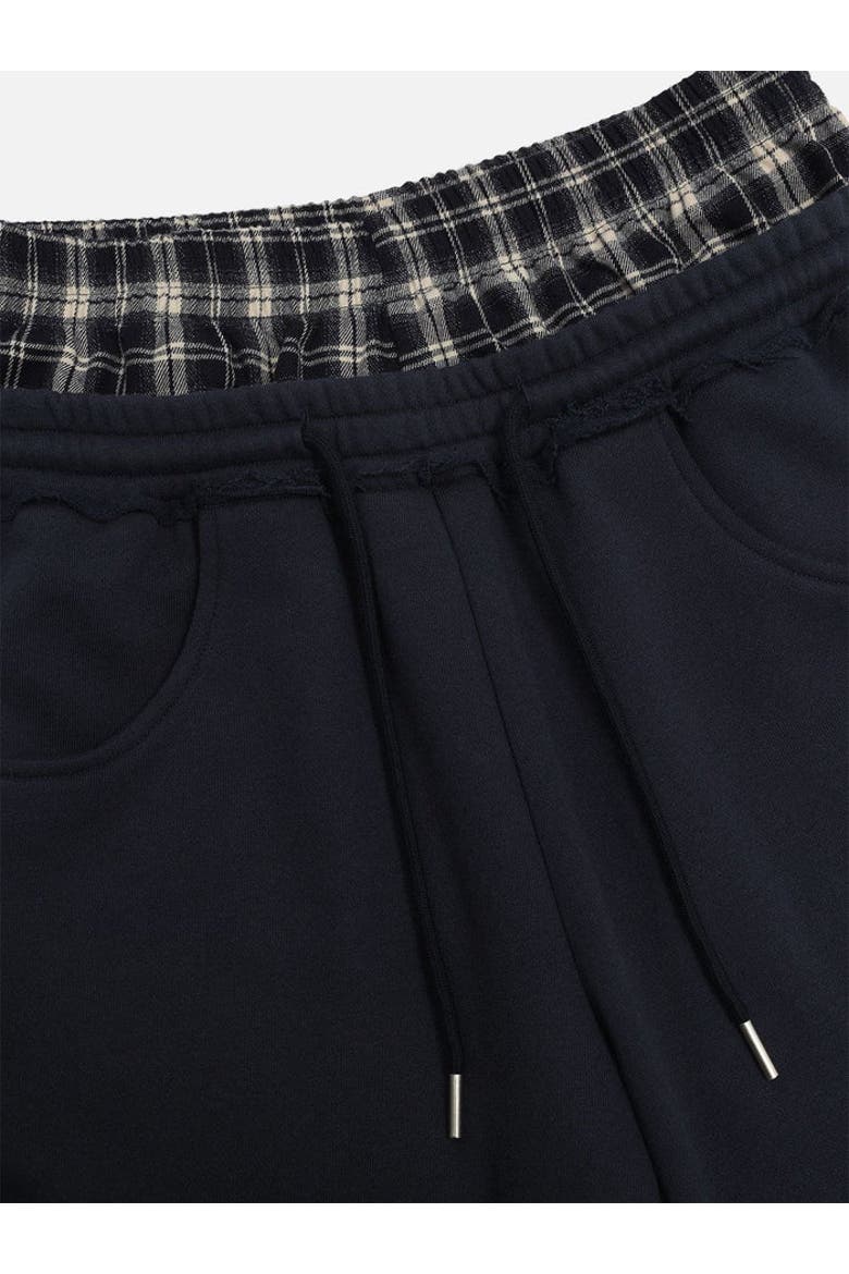 Double Waist Baggy Sweatpants, Alternate, color, Dark Blue