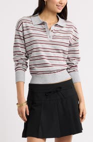 BP. Striped Polo Sweater