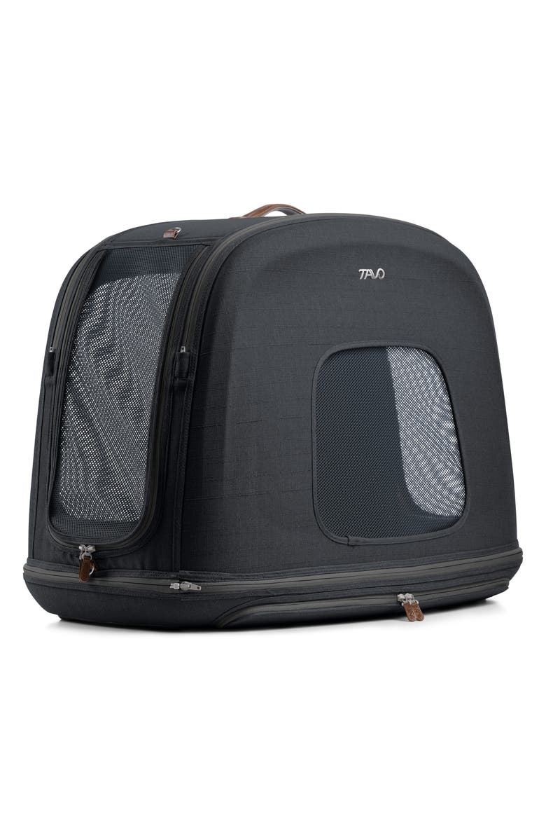 TAVO PETS Small Crispin Pet Travel Crate, Main, color, Black