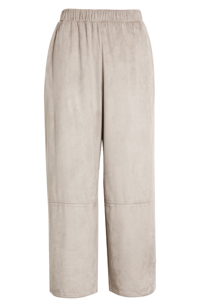 Max Mara Leisure Zurca Faux Suede Wide Leg Pants, Alternate, color,