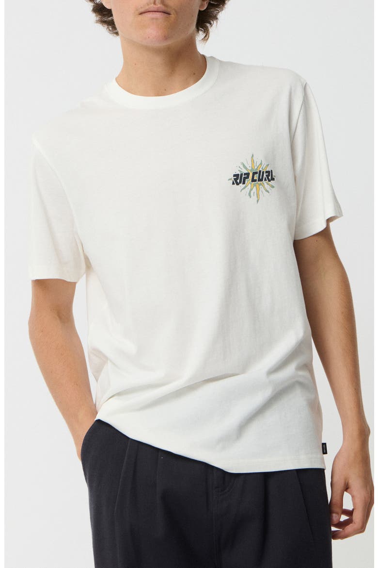 Disorder Burst Cotton Graphic T-Shirt, Main, color, BONE