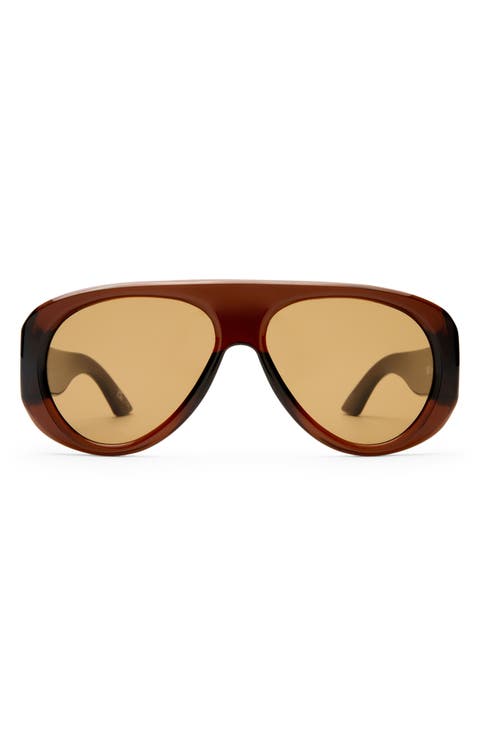 Dream Boat 57mm Aviator Sunglasses