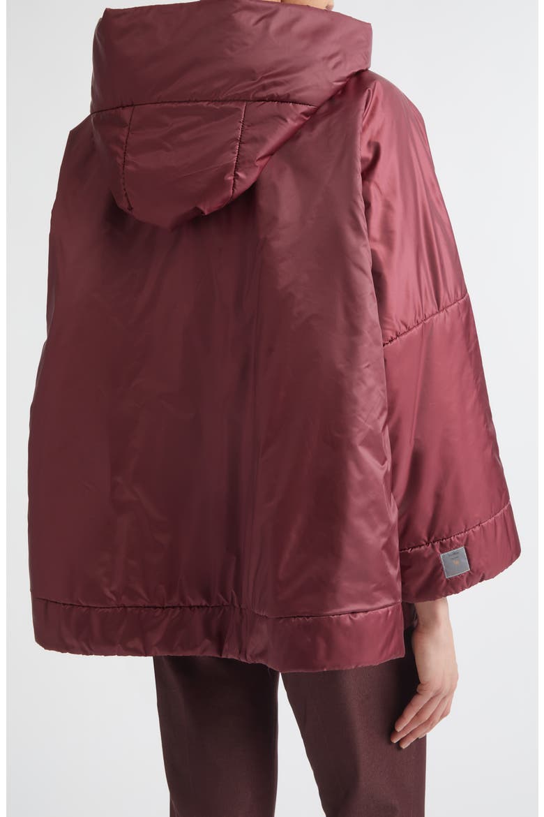 Oversize Water Repellent Hooded Puffer Jacket, Alternate, color, RED