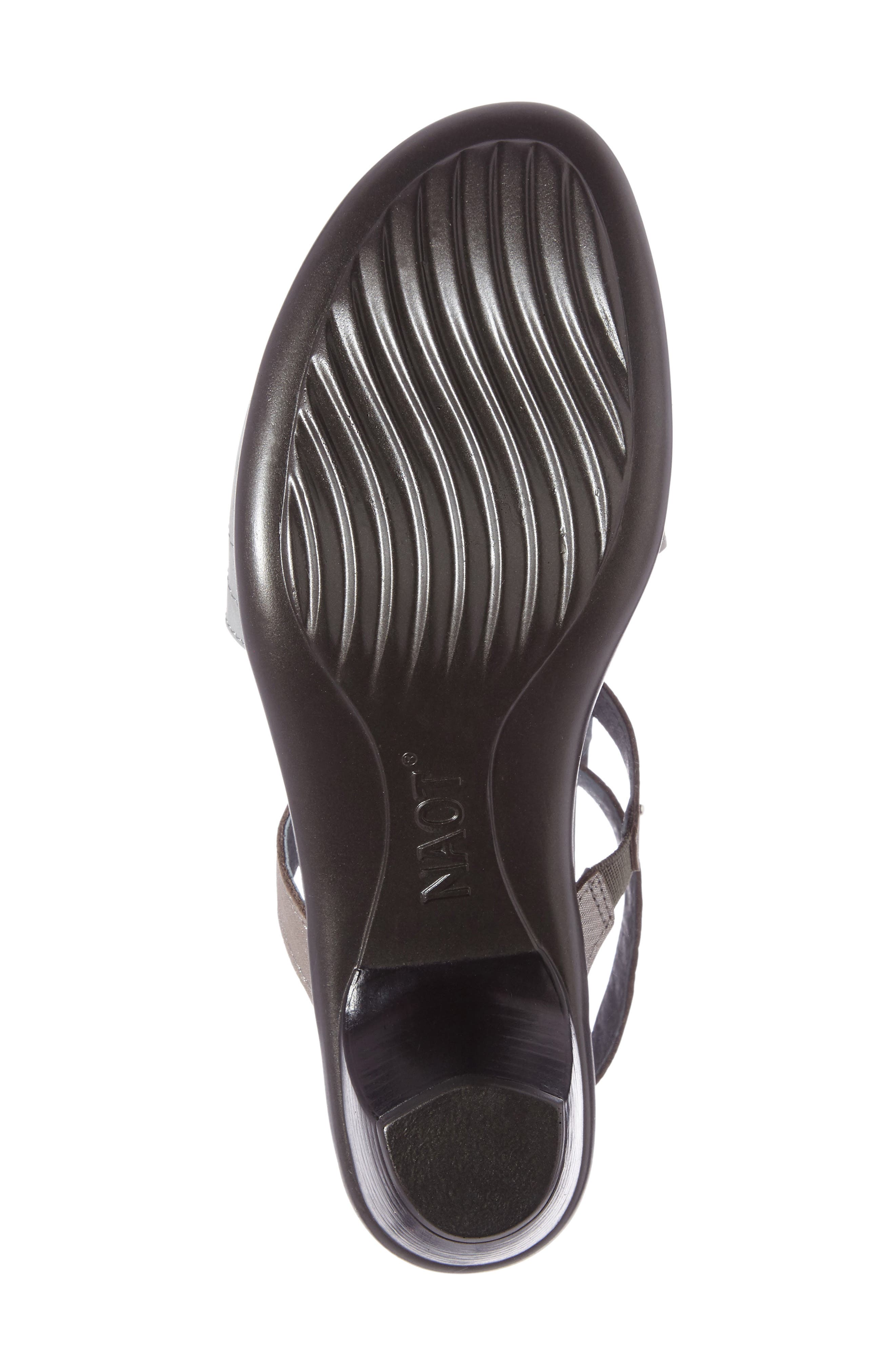 'Vogue' Sandal, Alternate, color, GREY/ SILVER NUBUCK LEATHER