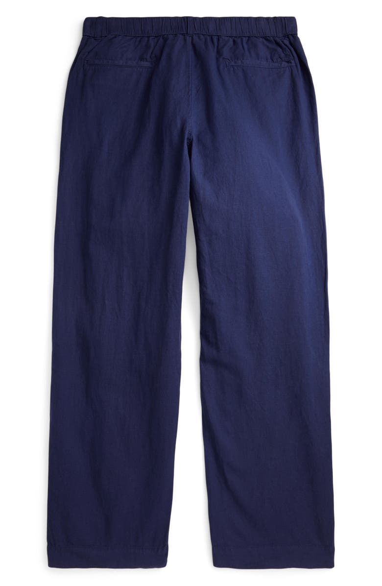 Polo Ralph Lauren Pleated Linen & Cotton Drawstring Pants, Alternate, color,