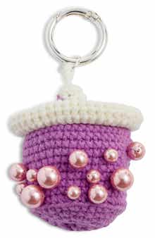 Boba Tea Crochet Bag Charm