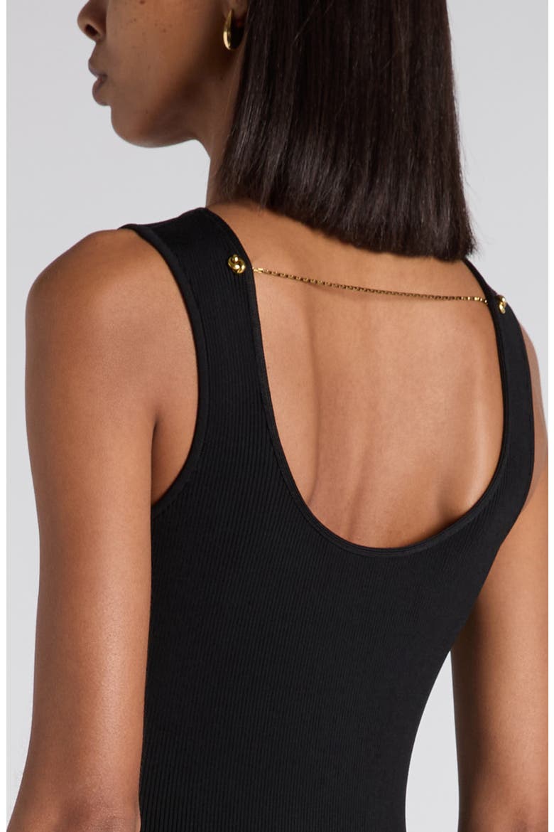 Rib Tank Sweater Dress, Alternate, color, 1000 BLACK