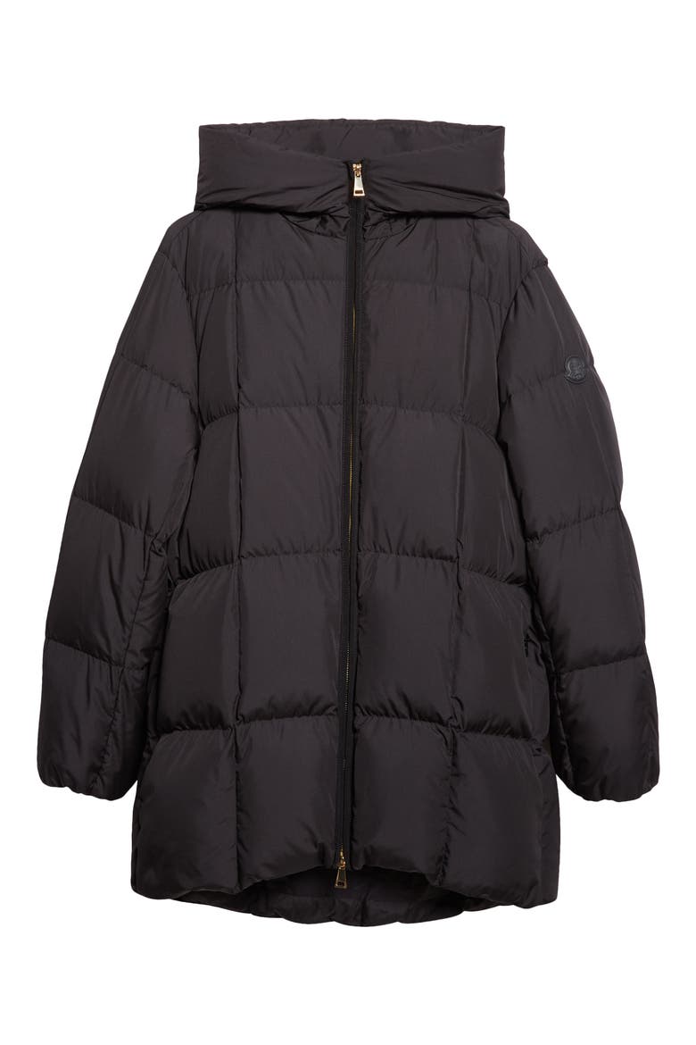 Darbon Down Puffer Jacket, Alternate, color, BLACK