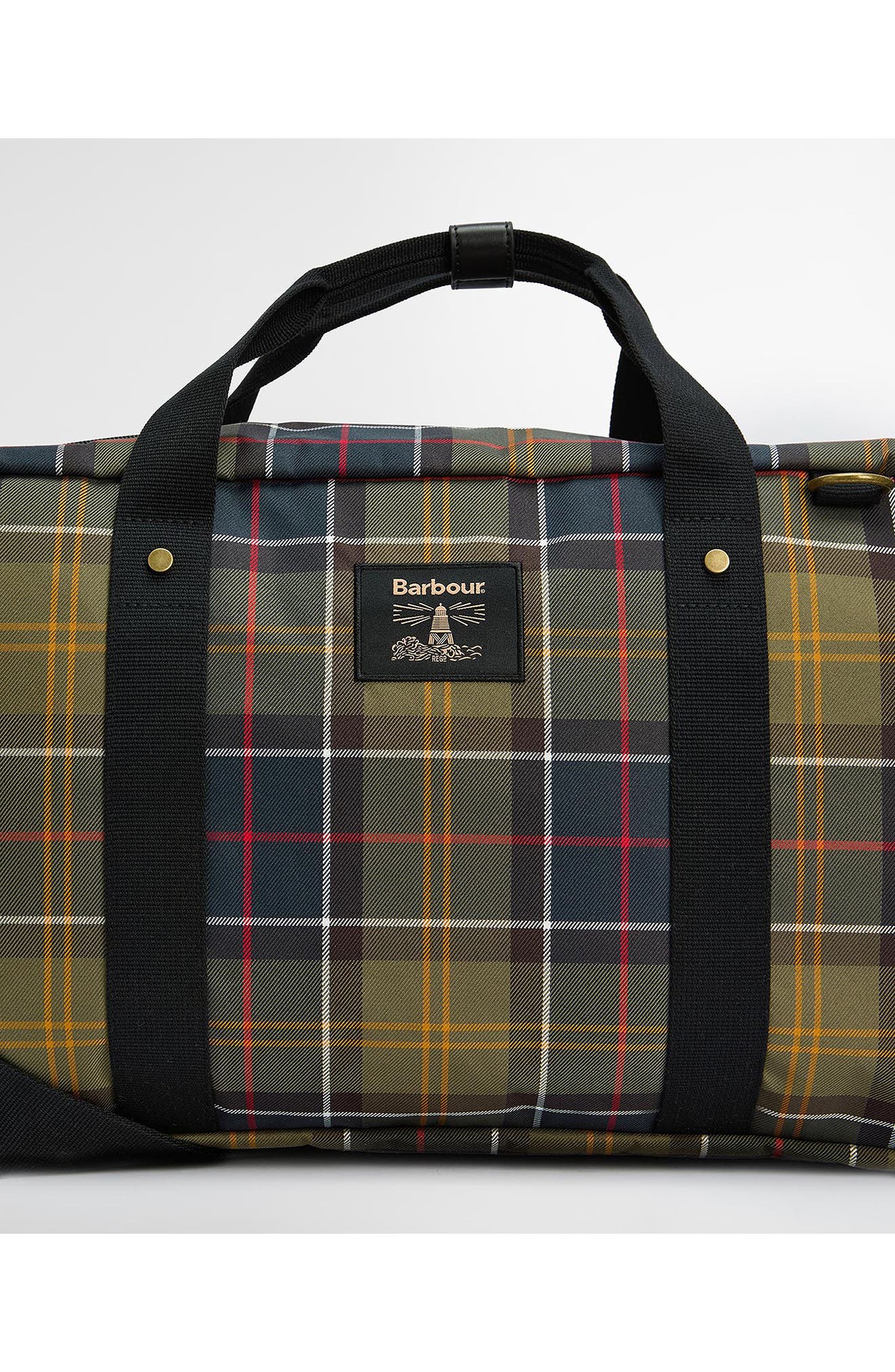 Barbour Torridon Tartan Flight Holdall Duffle Bag, Alternate, color, Classic Tartan