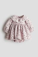 H&M Cotton Muslin Bodysuit Dress