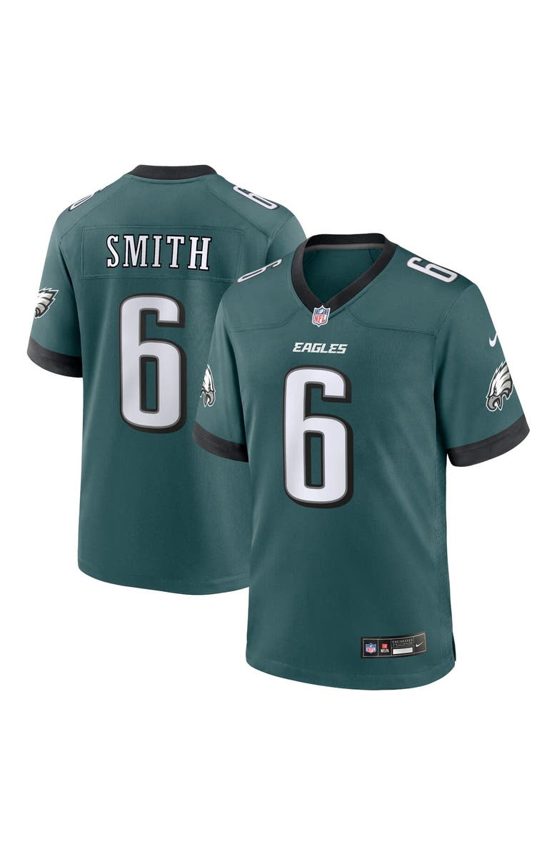 Nike Men's Nike DeVonta Smith Midnight Green Philadelphia Eagles Team Game Jersey, Main, color, Green