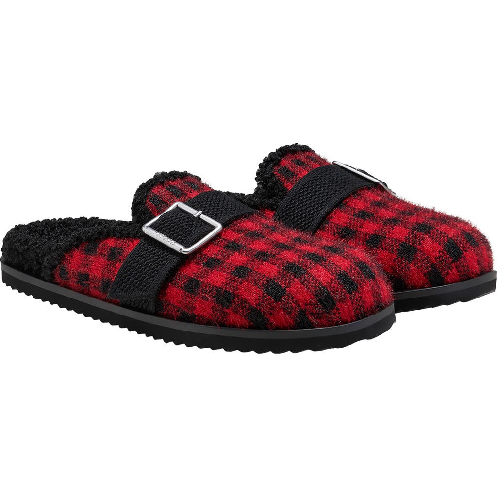 Vivaia Round-toe Wool Slippers In Multi