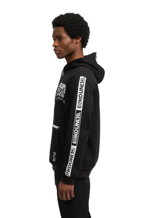 Ecko Unltd . Truss Zip Hoodie In Black