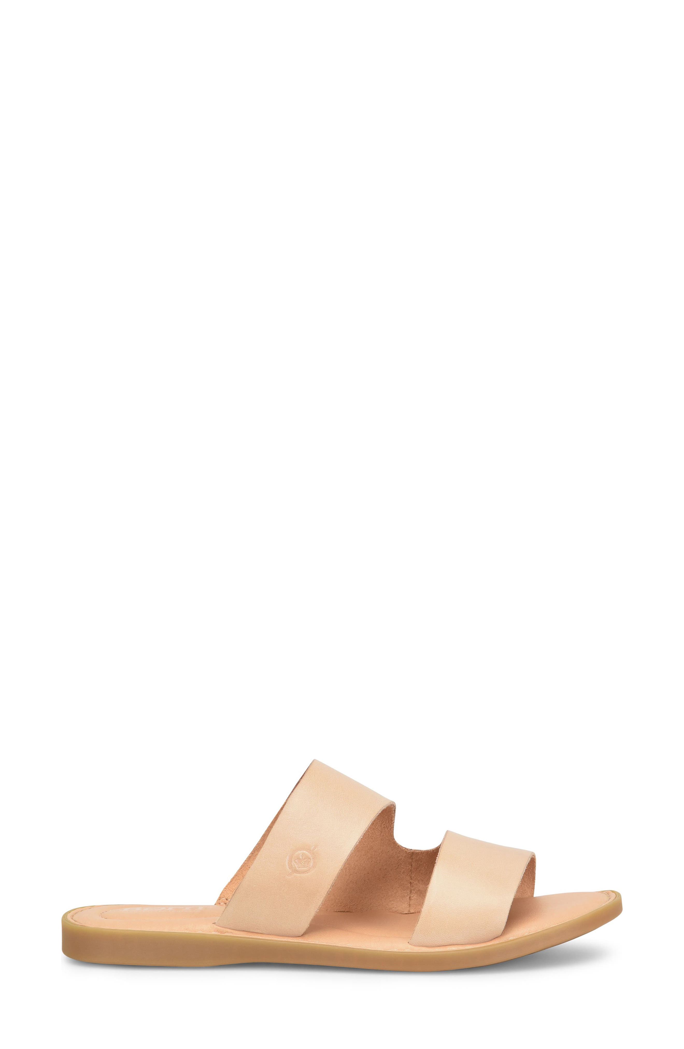 Børn Mika Sandal, Alternate, color, Natural Leather