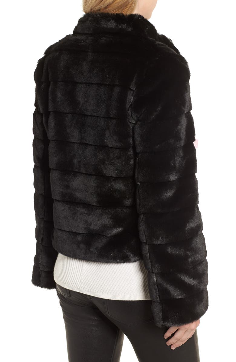 Kristen Blake Faux Fur Quilted Jacket, Alternate, color,