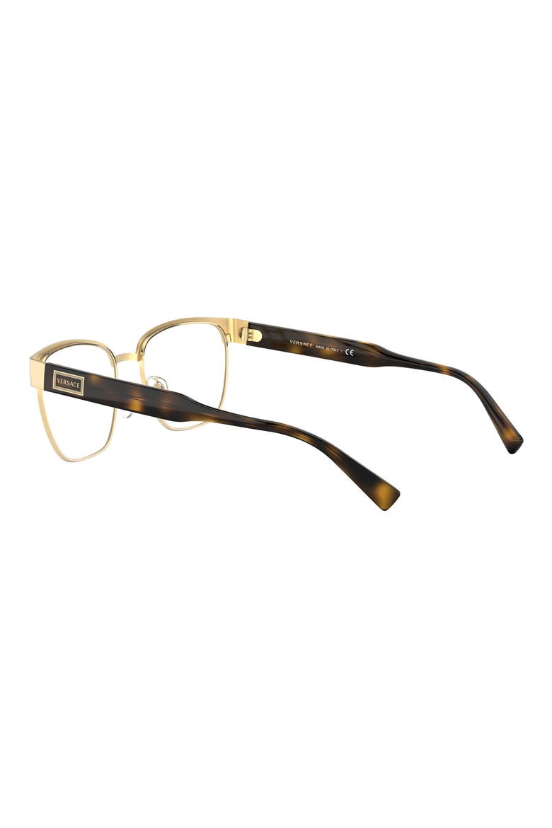 54mm Rectangle optical glasses, Alternate, color, GOLD