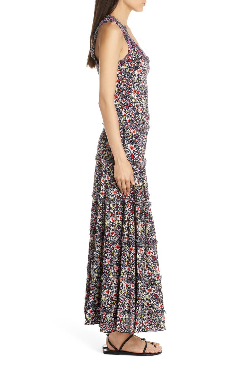 Poupette St Barth Betty Cover-Up Maxi Dress, Alternate, color, 