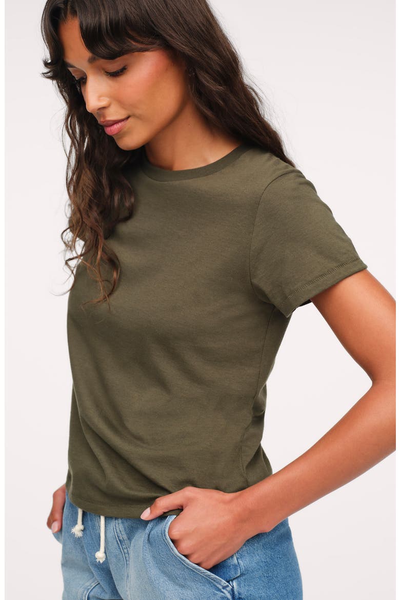 Perfect T-Shirt, Alternate, color, DARKEST OLIVE