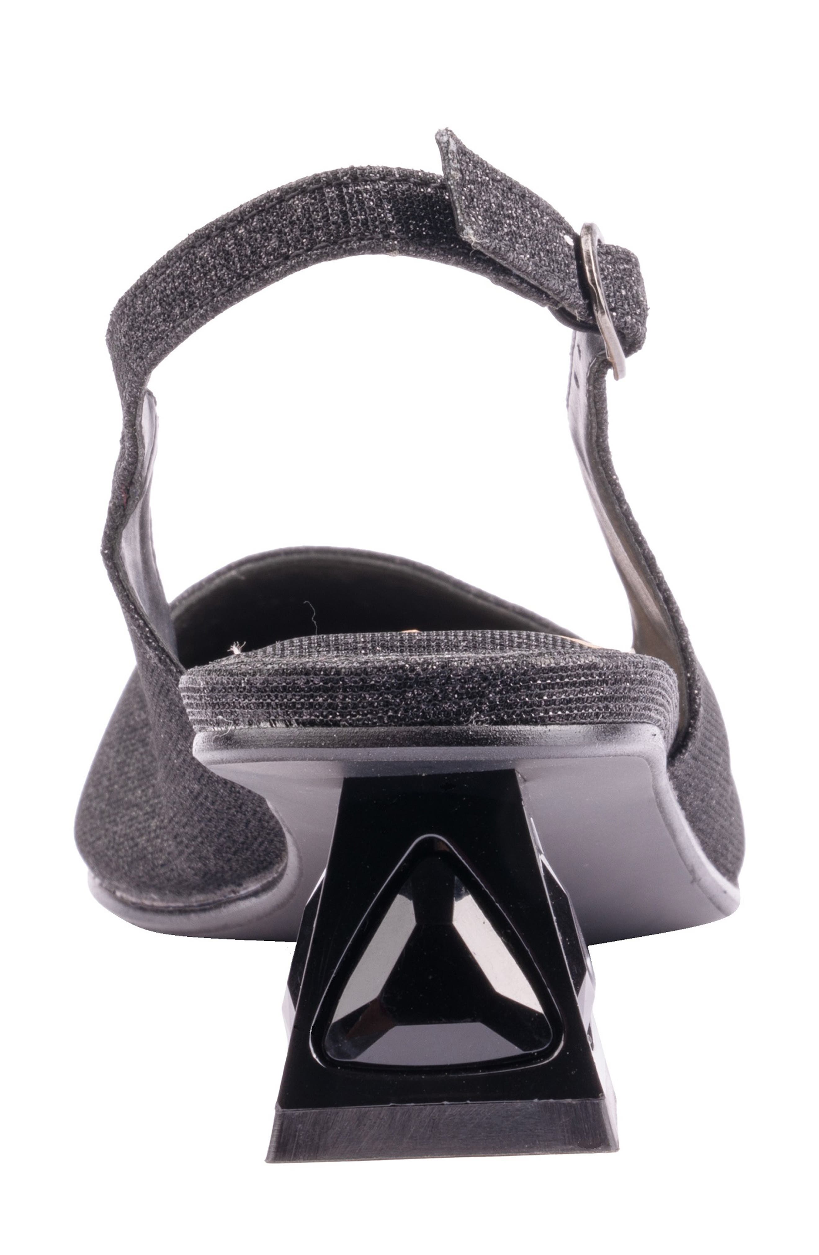 LADY COUTURE Ruby Slingback Pump, Alternate, color, Black