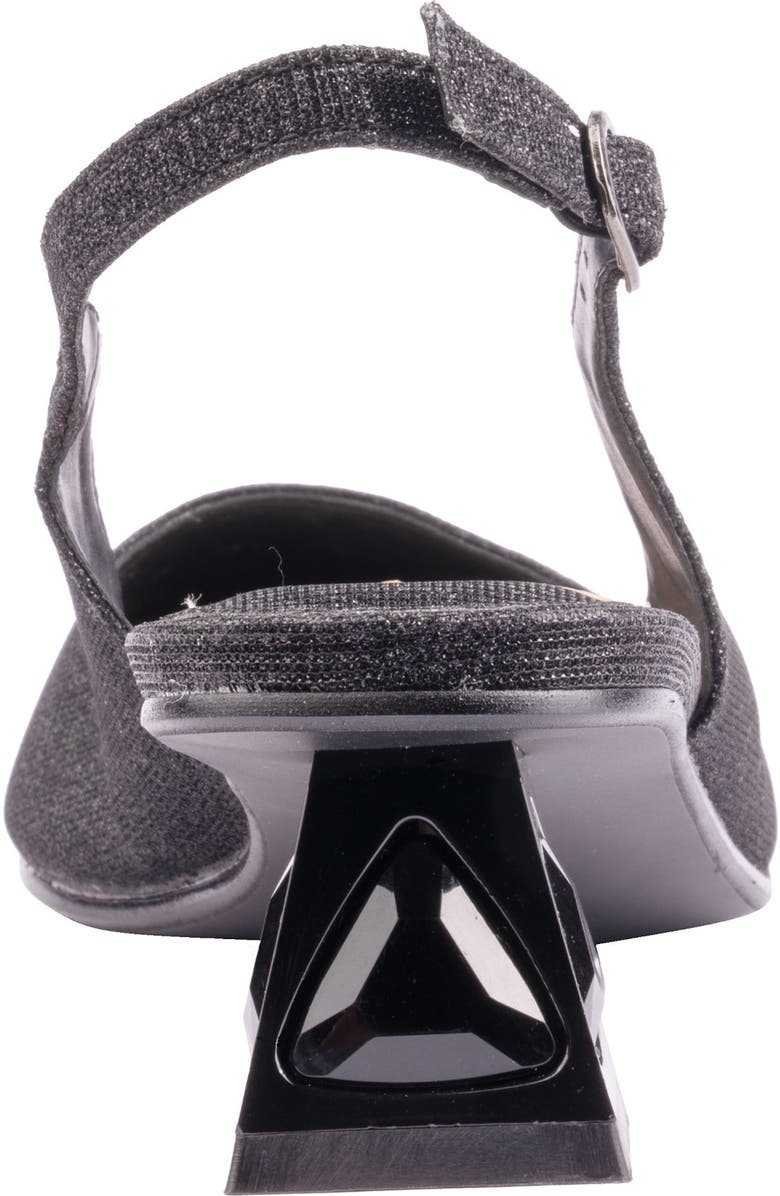 LADY COUTURE Ruby Slingback Pump, Alternate, color, Black