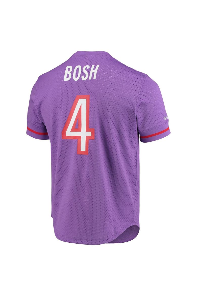 Men's Mitchell & Ness Chris Bosh Purple Toronto Raptors 2003 Mesh Name & Number T-Shirt, Alternate, color, Purple