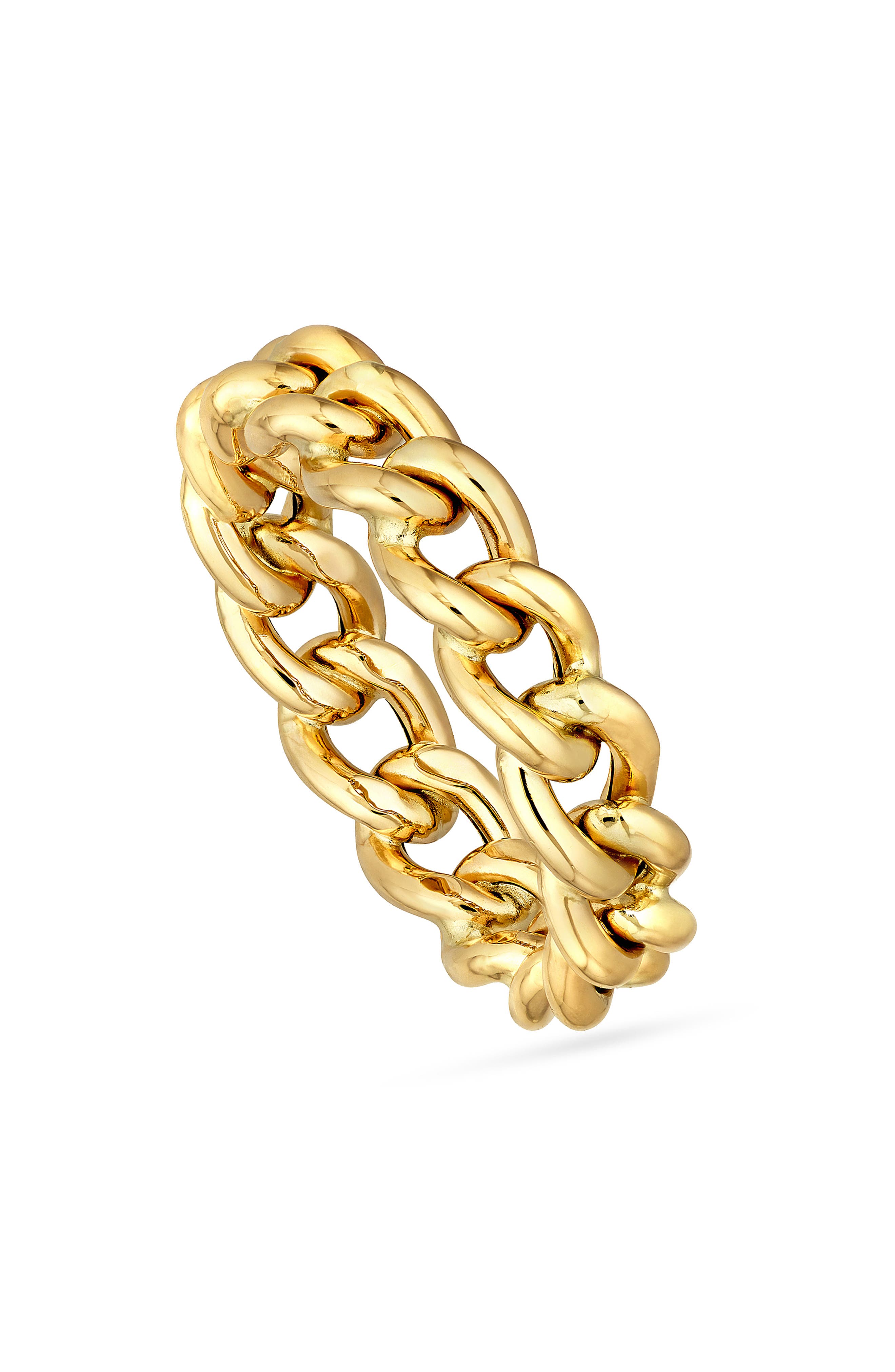 HAWLEY ST Mini Curb Chain Band Ring (Women) | Nordstromrack