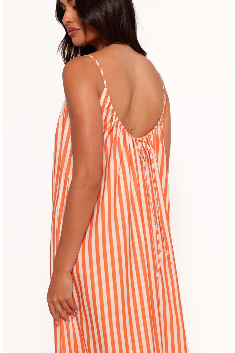 Lumina Stripe Maxi Dress, Alternate, color, ORANGE PINK STRIPE