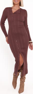 Petal & Pup Valia Long Sleeve Sweater Dress
