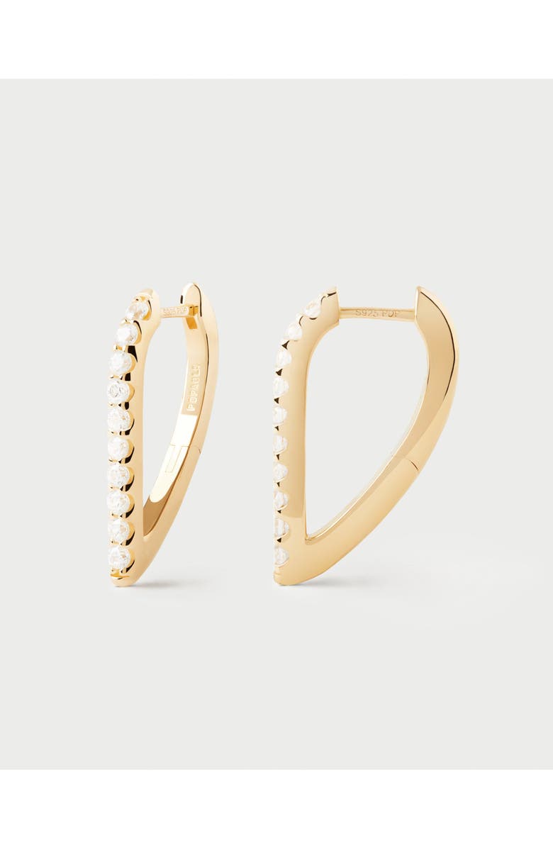 PDPAOLA Gloss Hoops, Main, color, Gold