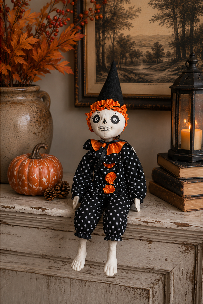 Frightful Fred Halloween Joe Spencer Gathered Traditions Figurine 20", Alternate, color, Orange