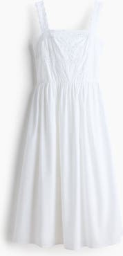 H&M Broderie Anglaise Cotton Dress