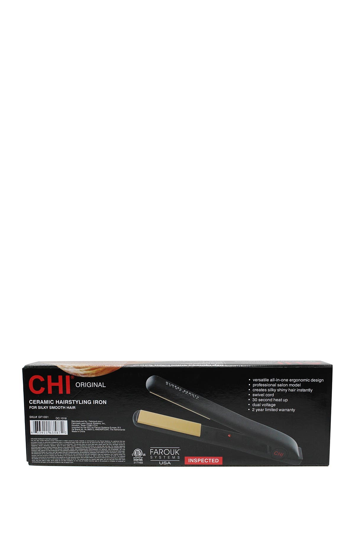 CHI Original Ceramic Hairstyling Iron - Thumbnail 4