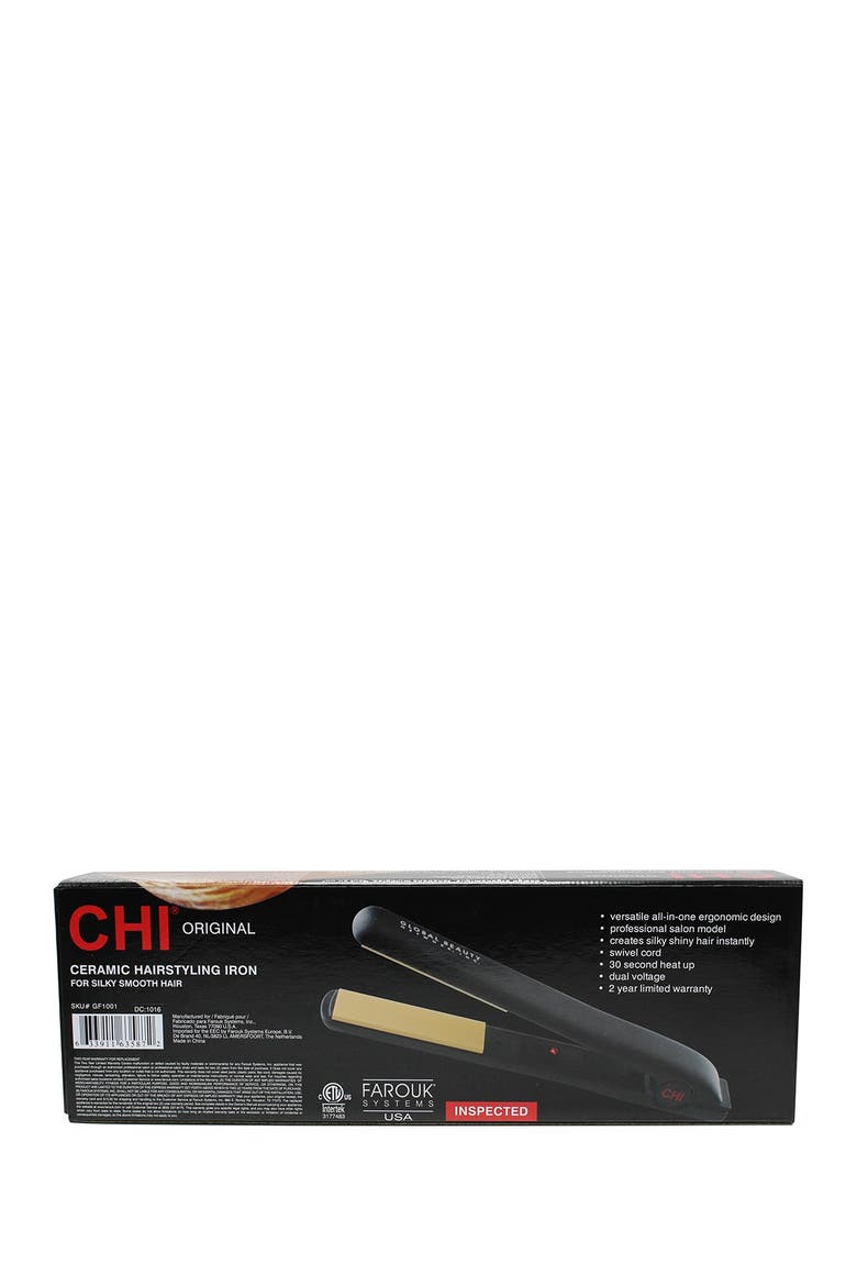 Original 1" Ceramic Hairstyling Iron, Alternate, color, NO COLOR