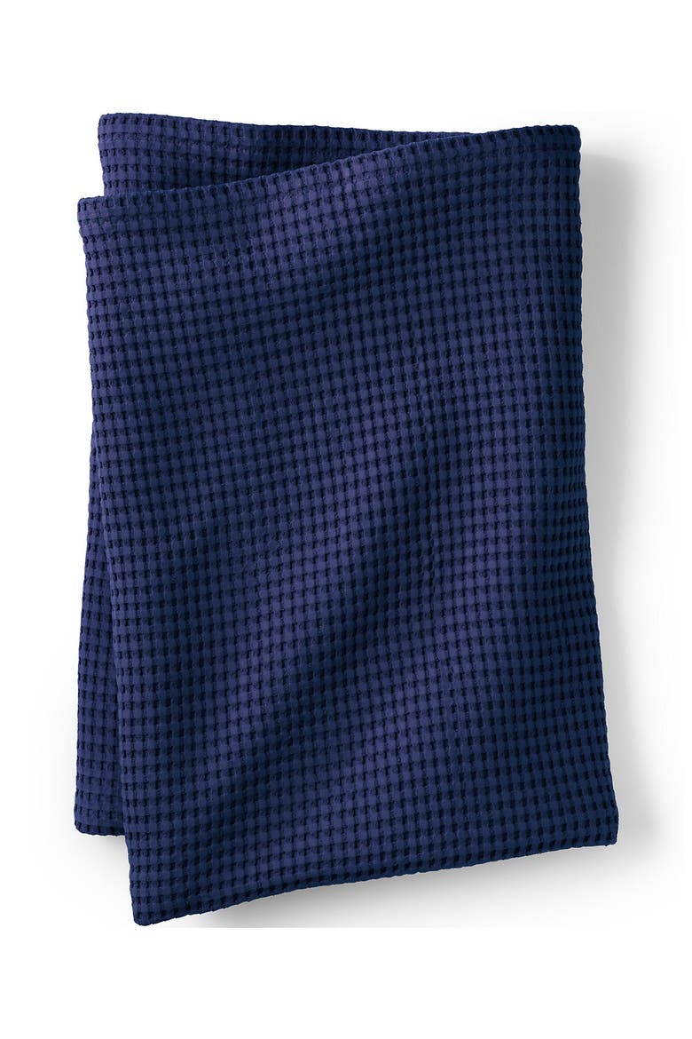 Organic Cotton Blanket, Main, color, Deep Sea Navy