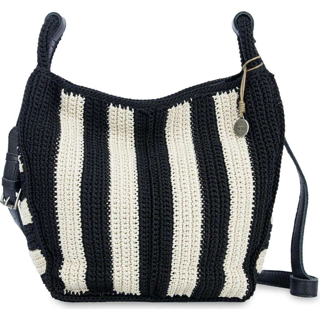 The Sak Los Feliz Crossbody Bag In Black Stripe