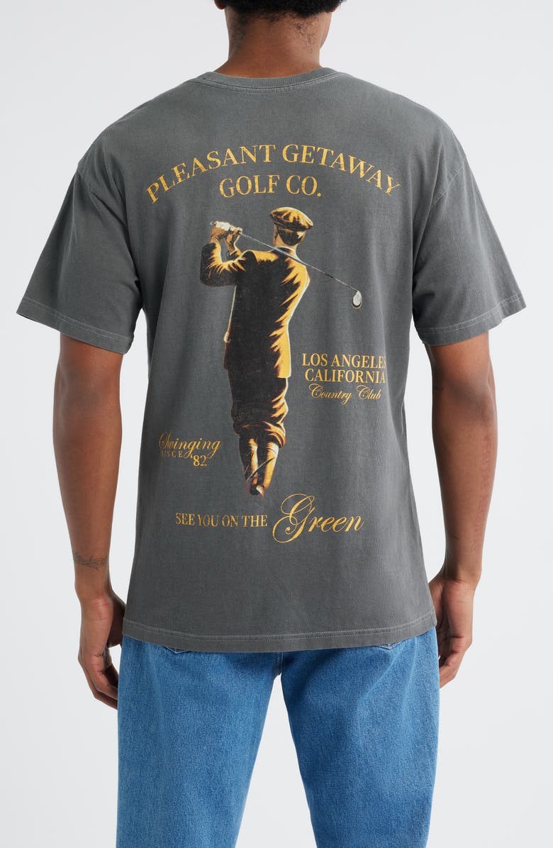 The Forecast Agency See You On the Green Graphic T-Shirt, Alternate, color, Washed Black