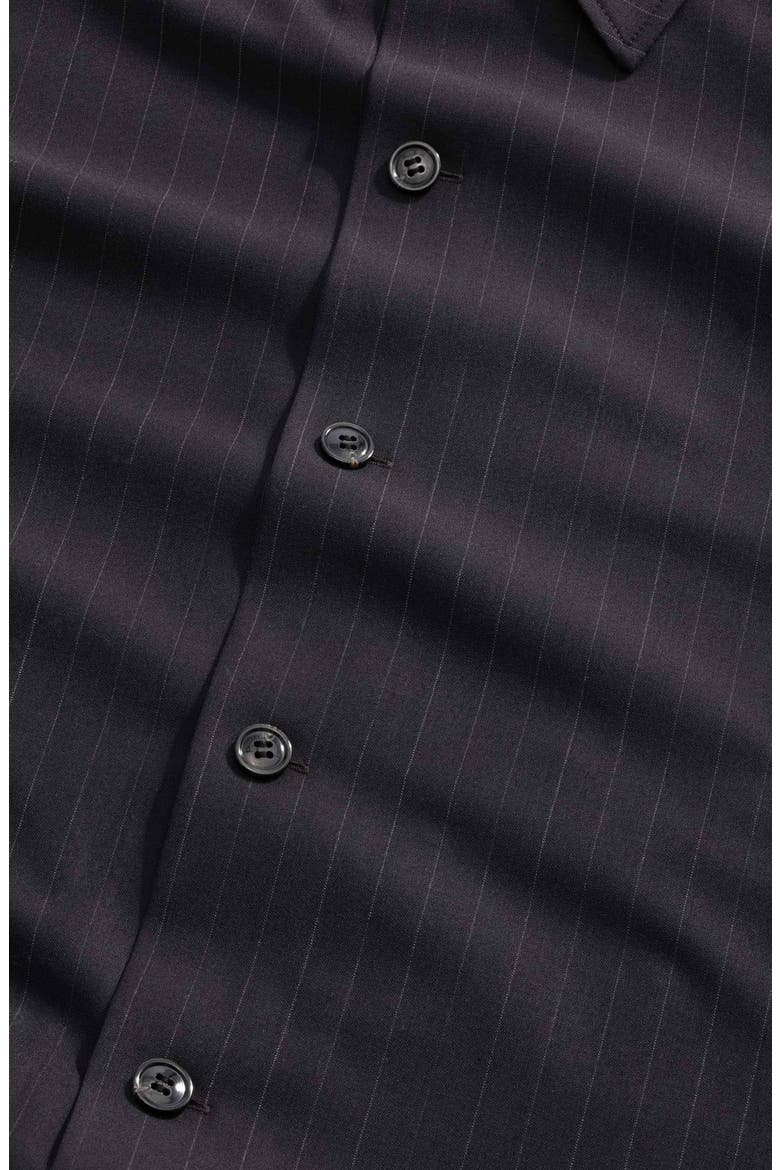 Zander Pinstripe Shirt Jacket, Alternate, color, NAVY STRIPE