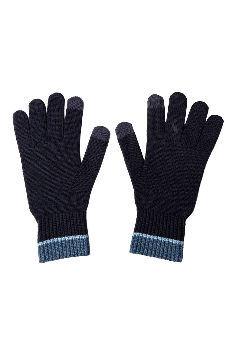 Tech Knit Gloves, Main, color, NAVY