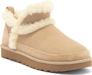 UGG® Classic Ultra Mini Spillseam Genuine Shearling Bootie