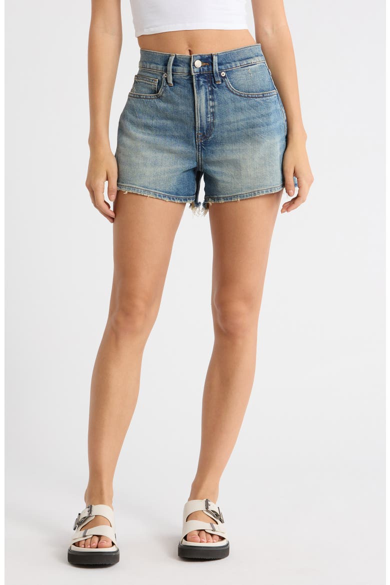 Good '90s Shorts, Main, color, INDIGO866