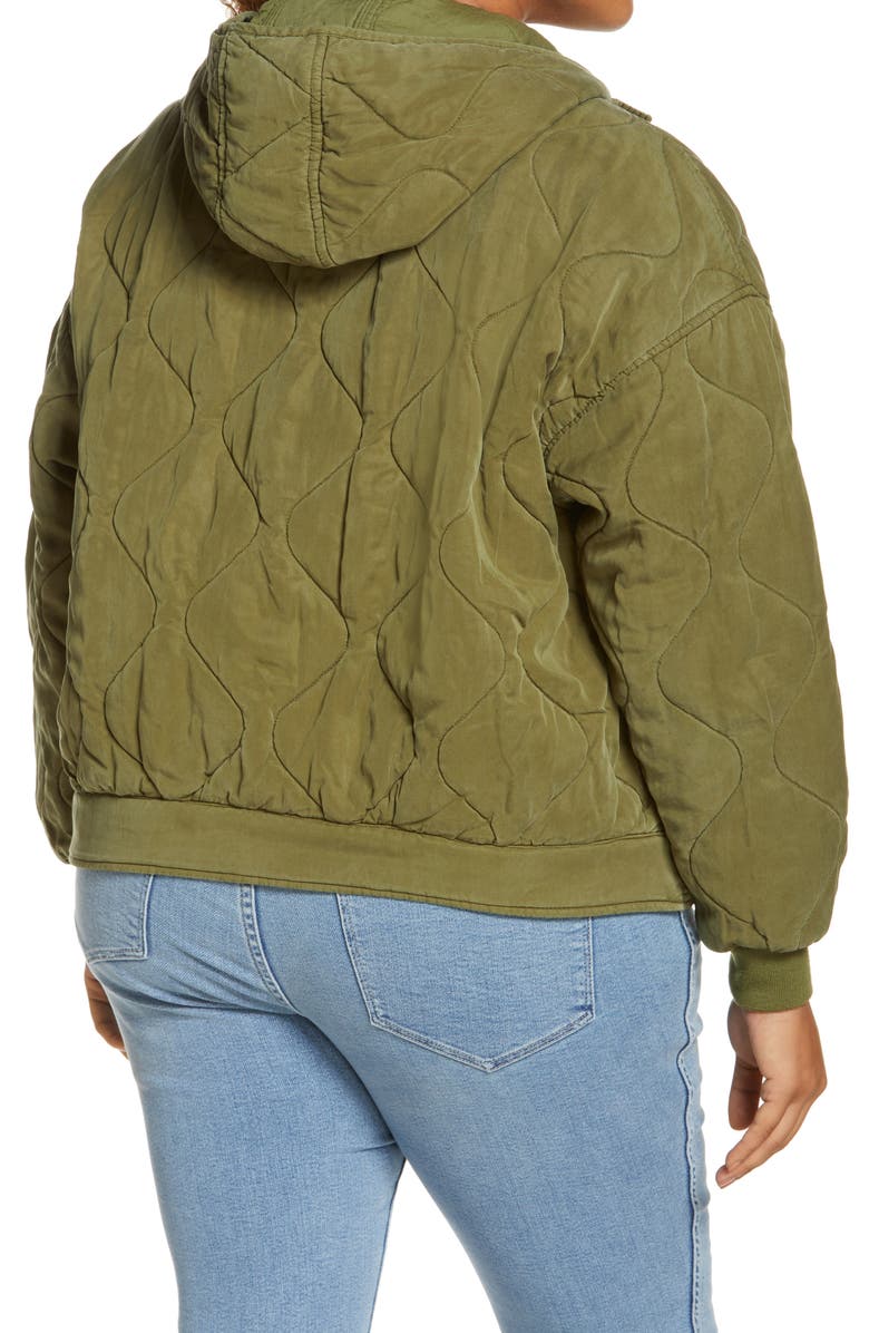 BLANKNYC Quilted Hooded Jacket, Alternate, color,