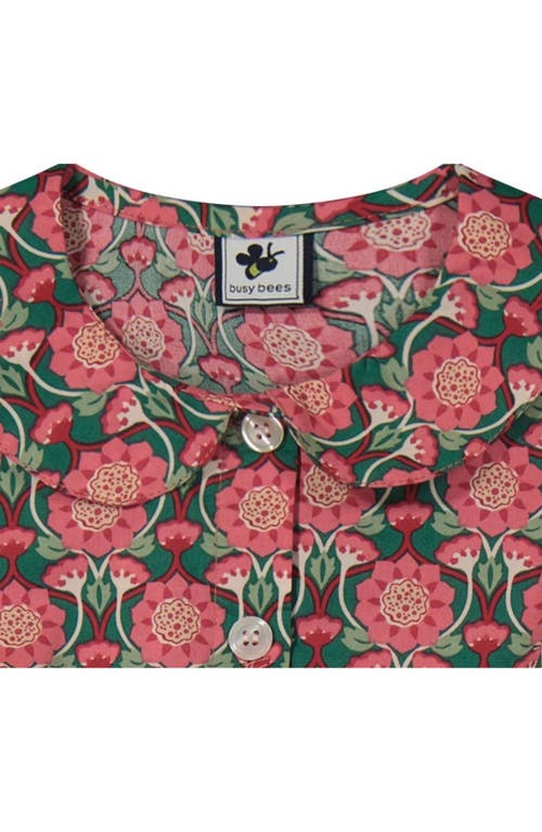 Shop Busy Bees Juniper Shirtdess Pink Lotus