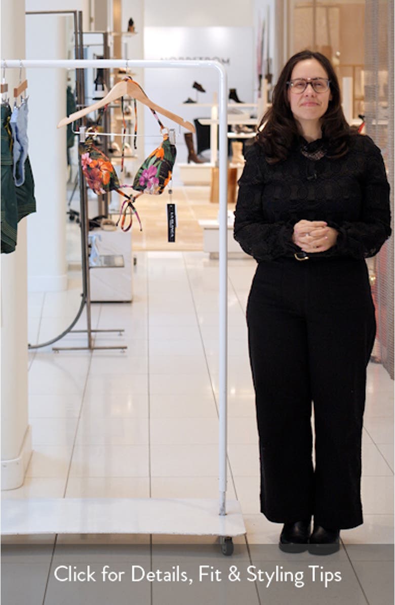 Tropical Hideaway Triangle Bikini Top, sales video thumbnail