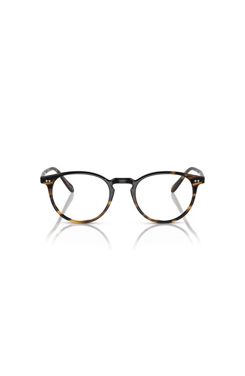 Oliver Peoples 47mm Phantos Optical Glasses In Brown
