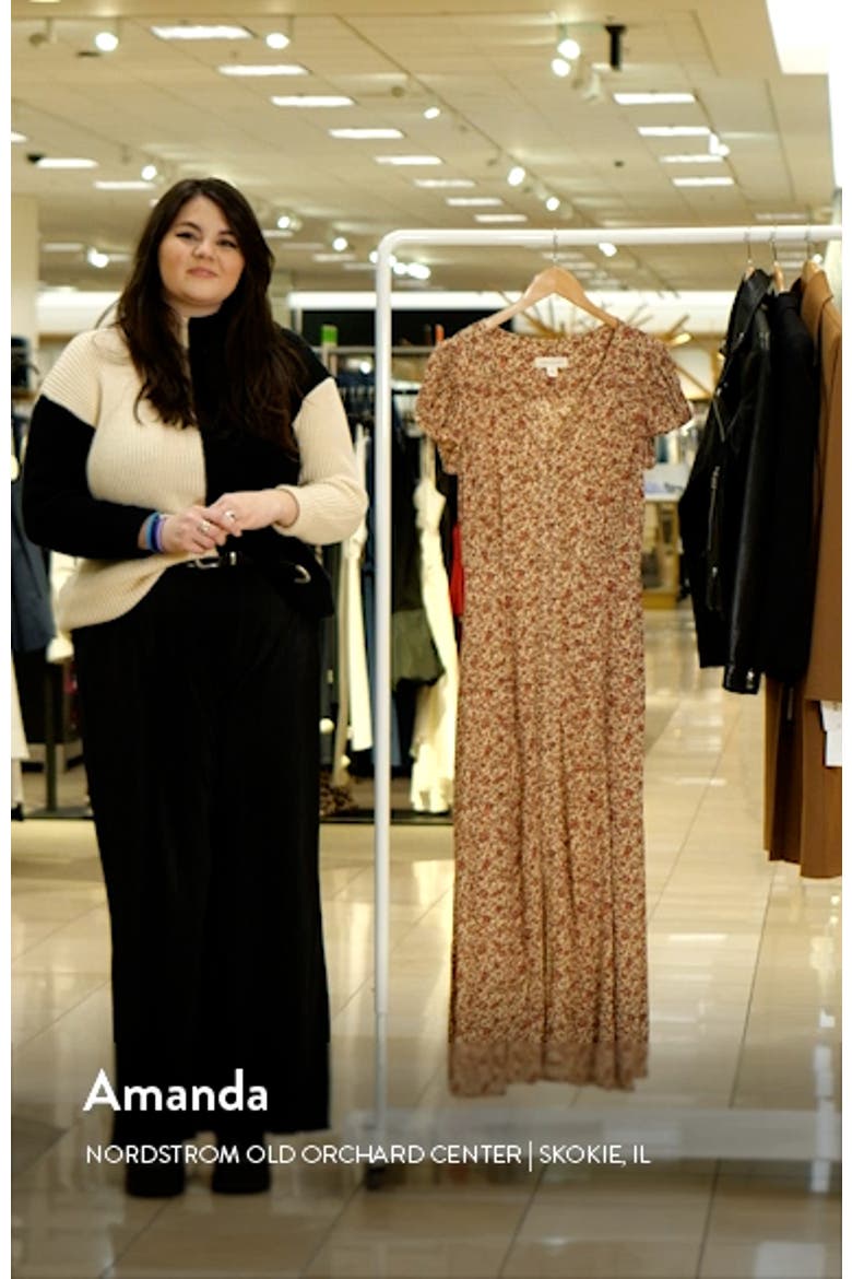 Floral Woven Maxi Dress video