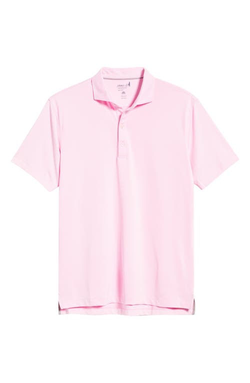 Johnnie-o Birdie Classic Fit Performance Polo In Pink